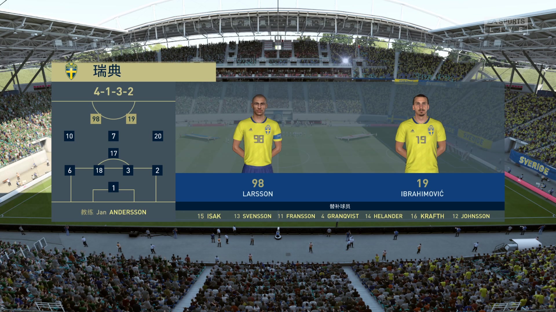 包含瑞典主场惨败爱尔兰，排名跌至小组第三位的词条